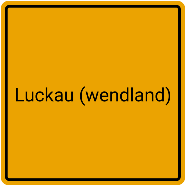 Meldebestätigung Luckau (Wendland)
